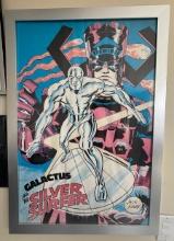 Galactus and The Silver Surfer Framed Poster