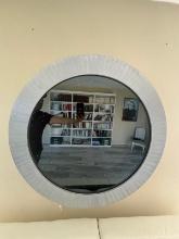 Framed Round Mirror
