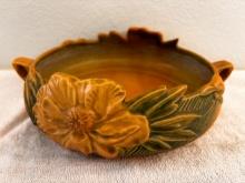 ROSEVILLE U.S.A. Vintage 8" Peony Bowl Stamped #429-8"