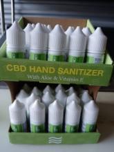 CBD LIVING Hand Sanitizer / Pump Style Hand Sanitzer W/ Broad Spectrum Hemp Extract / 50 MG CBD Bott