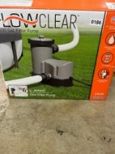 Flowclearr 1500 Gal Filter Pump (open box)