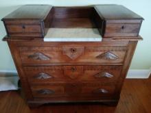 Vintage Antique Chest W/ Drawers / Antique Desk