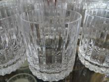 Crystal Water Glass Set W/ Juice Glass