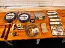 LARGE LOT of Metal Fishing Line & Leaders / Large Fishing Leader Making Lot