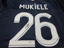 Nordi Mukiele of Paris Saint Germaine signed autographed soccer jersey PAAS COA 484