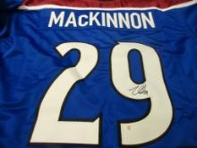 Nathan MacKinnon of the Colorado Avalanche signed autographed hockey jersey PAAS COA 208