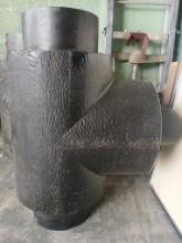 LARGE Construction "T" Part # 18008-6/ Black Construction Pipe