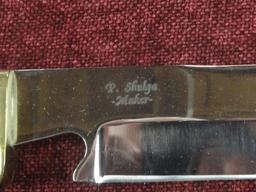 P. SHULGA   HAND MADE BOWIE KNIFE