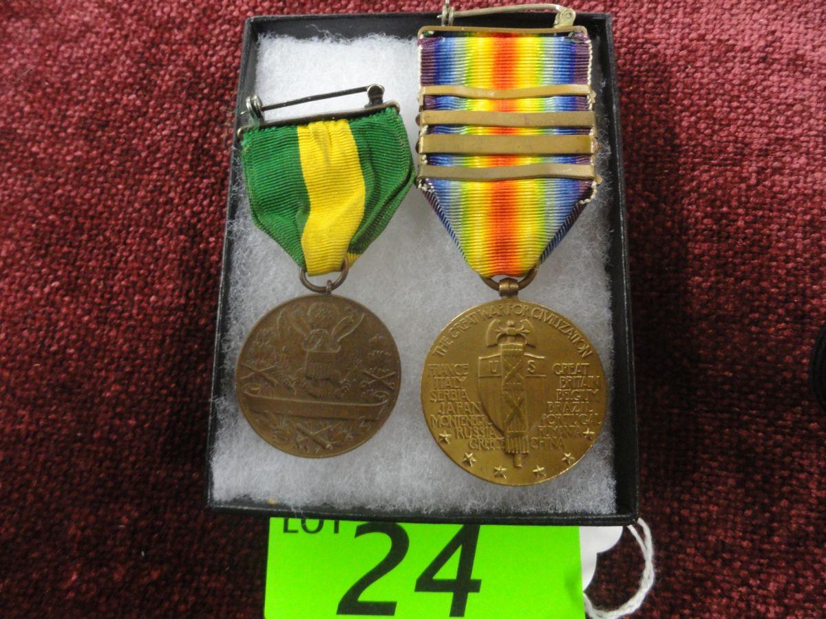 2 U.S.SERVICE MEDALS