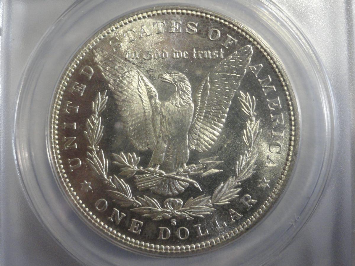 ANACS GRADED MS63 1882-S MORGAN SILVER DOLLAR