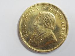 1979 SOUTH AFRICAN KRUGERAND 1 OUNCE FINE GOLD COIN