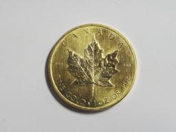 1979 CANADA 50 DOLLAR ONE TROY OUNCE .999 FINE GOLD COIN