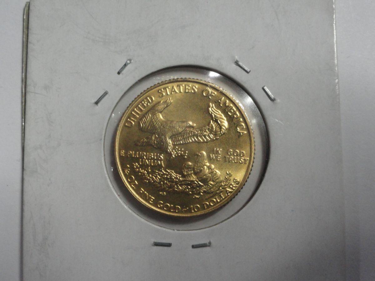 1986 $10 1/4 OUNCE FINE GOLD EAGLE