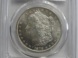 PCGS GRADED MS64 1879-S MORGAN SILVER DOLLAR