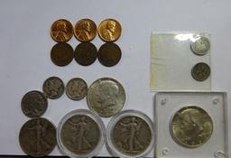LOT OF ASSORTED COLLECTIBLE COINS: