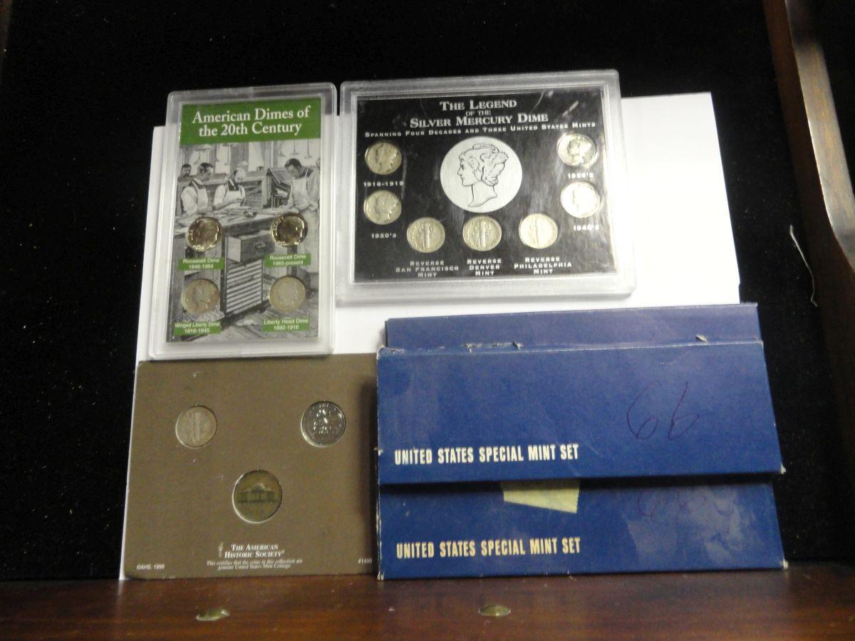 (5) 1966 UNITED STATES SPECIAL MINT SETS,