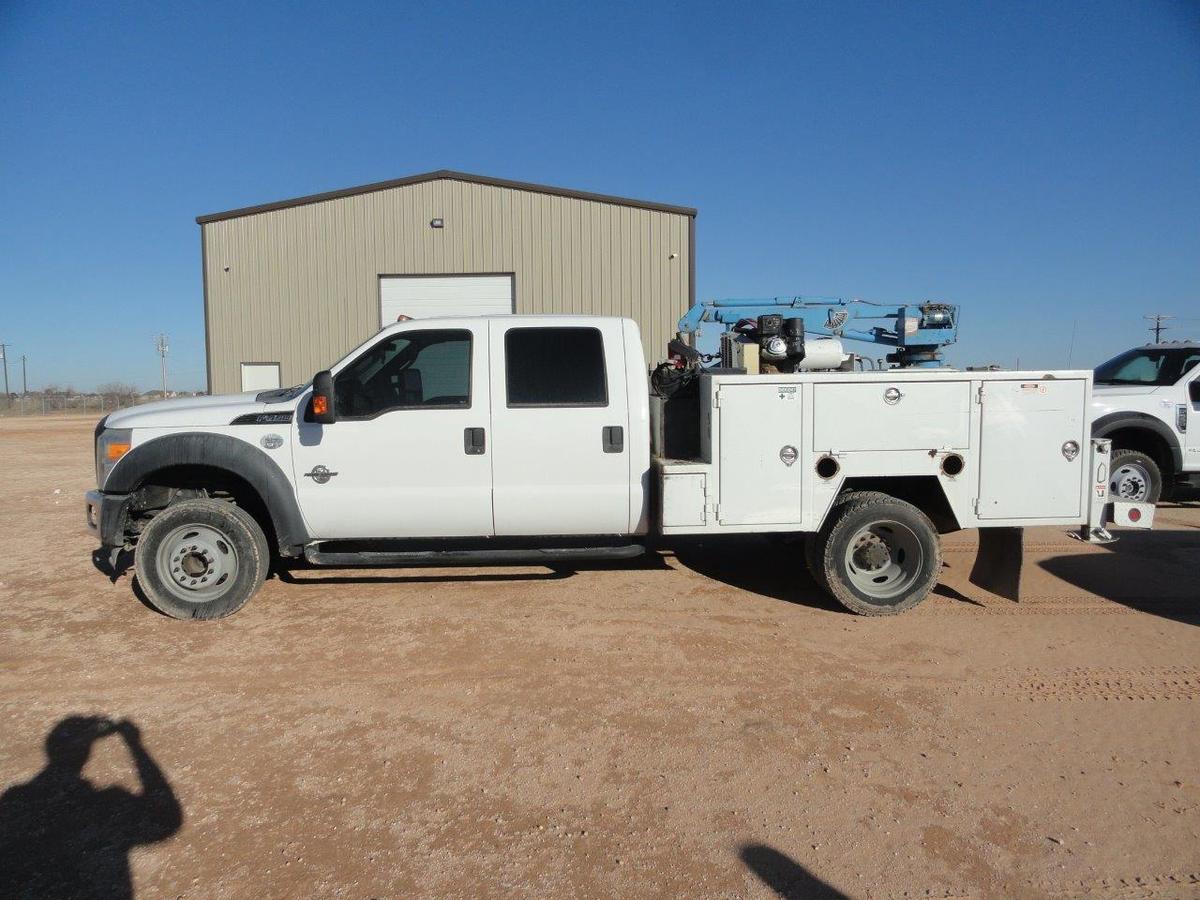 2011 FORD F450 DUALLY CREW CAB 4X4 MECHANIC'S TRUCK,