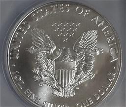 ICG GRADED MS70 2009 SILVER EAGLE