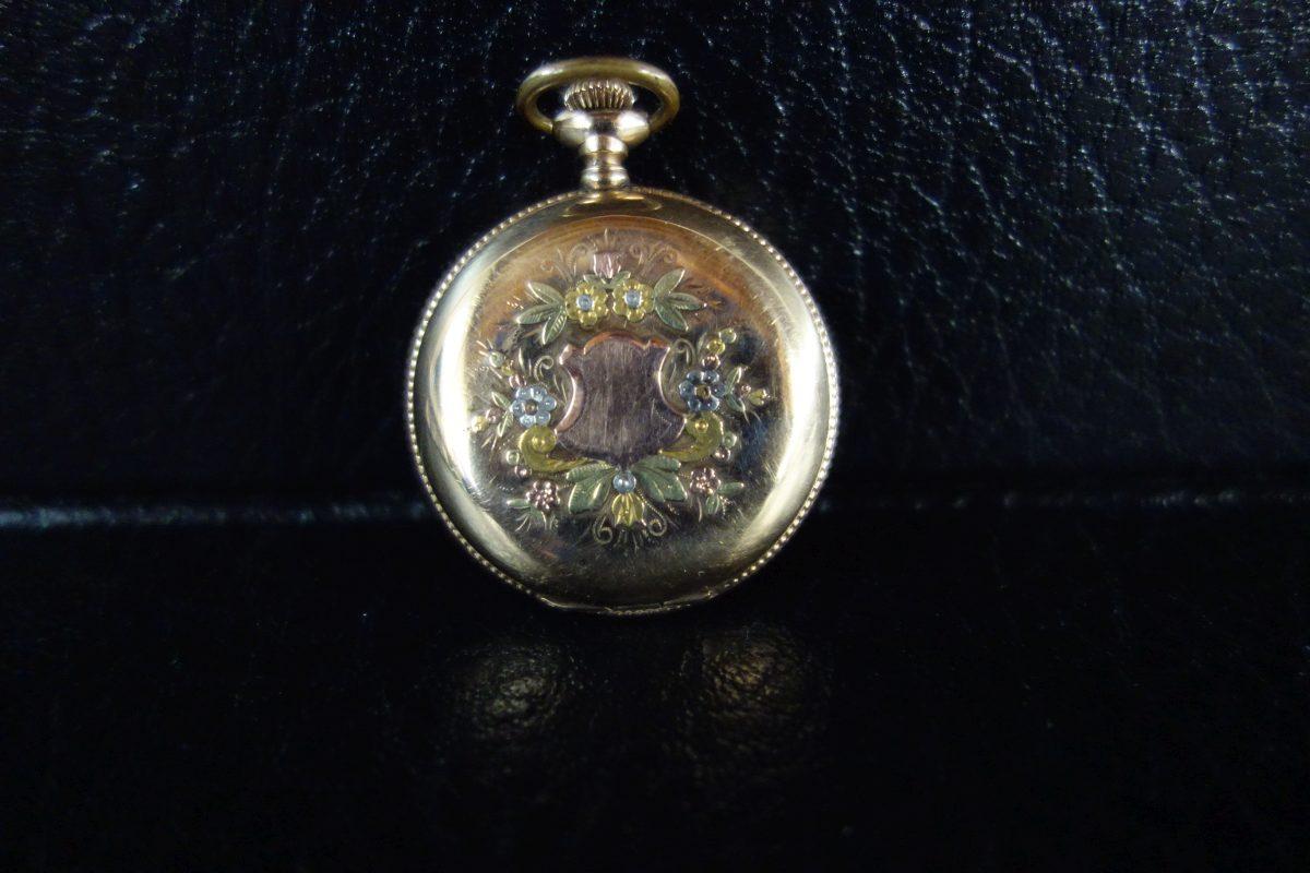 ELGIN GOLD FILLED LADIES' POCKET WATCH 401