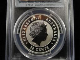 PCGS GRADED MS69 2014-P AUSTRALIA, KOALA 50¢ COIN