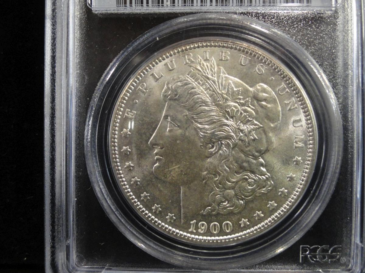 PCGS GRADED MS63 1900 MORGAN SILVER DOLLAR