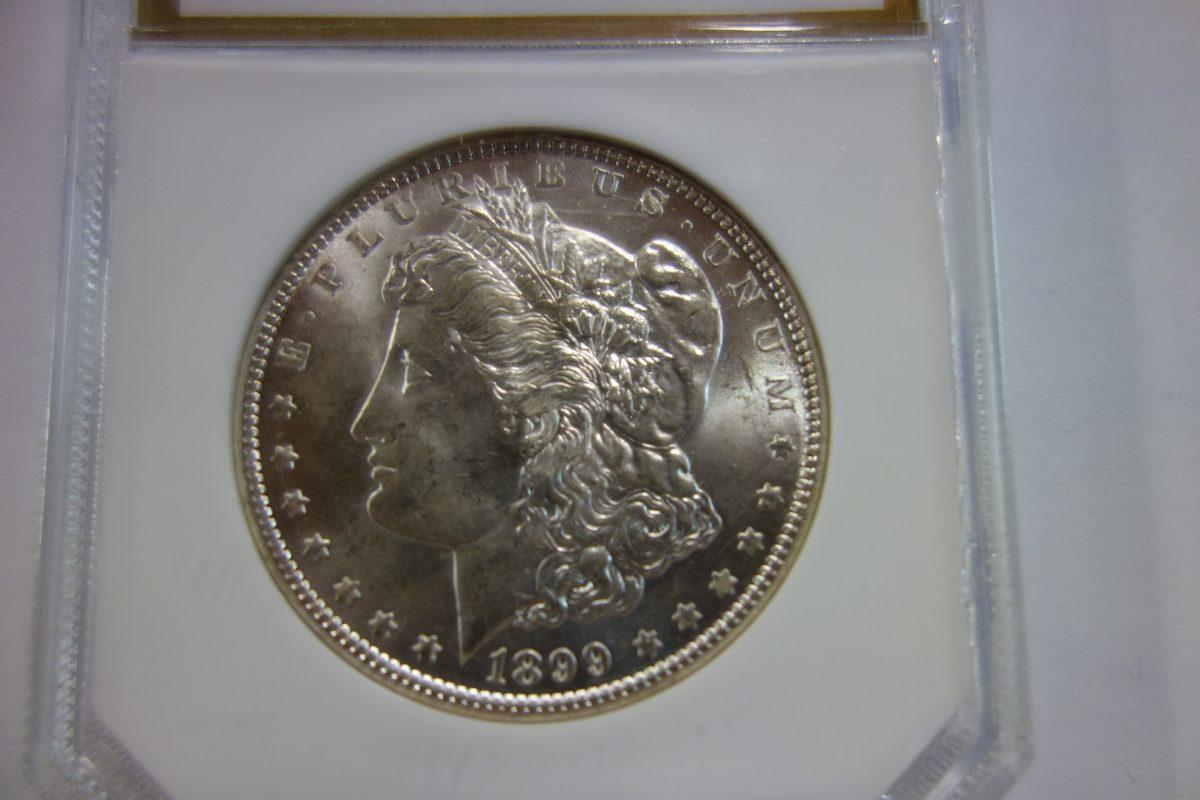 PCI GRADED MS64 1899-O MORGAN SILVER DOLLAR