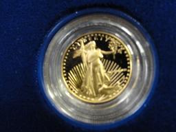 1988 ONE-TENTH OUNCE FIVE DOLLAR GOLD PROOF COIN