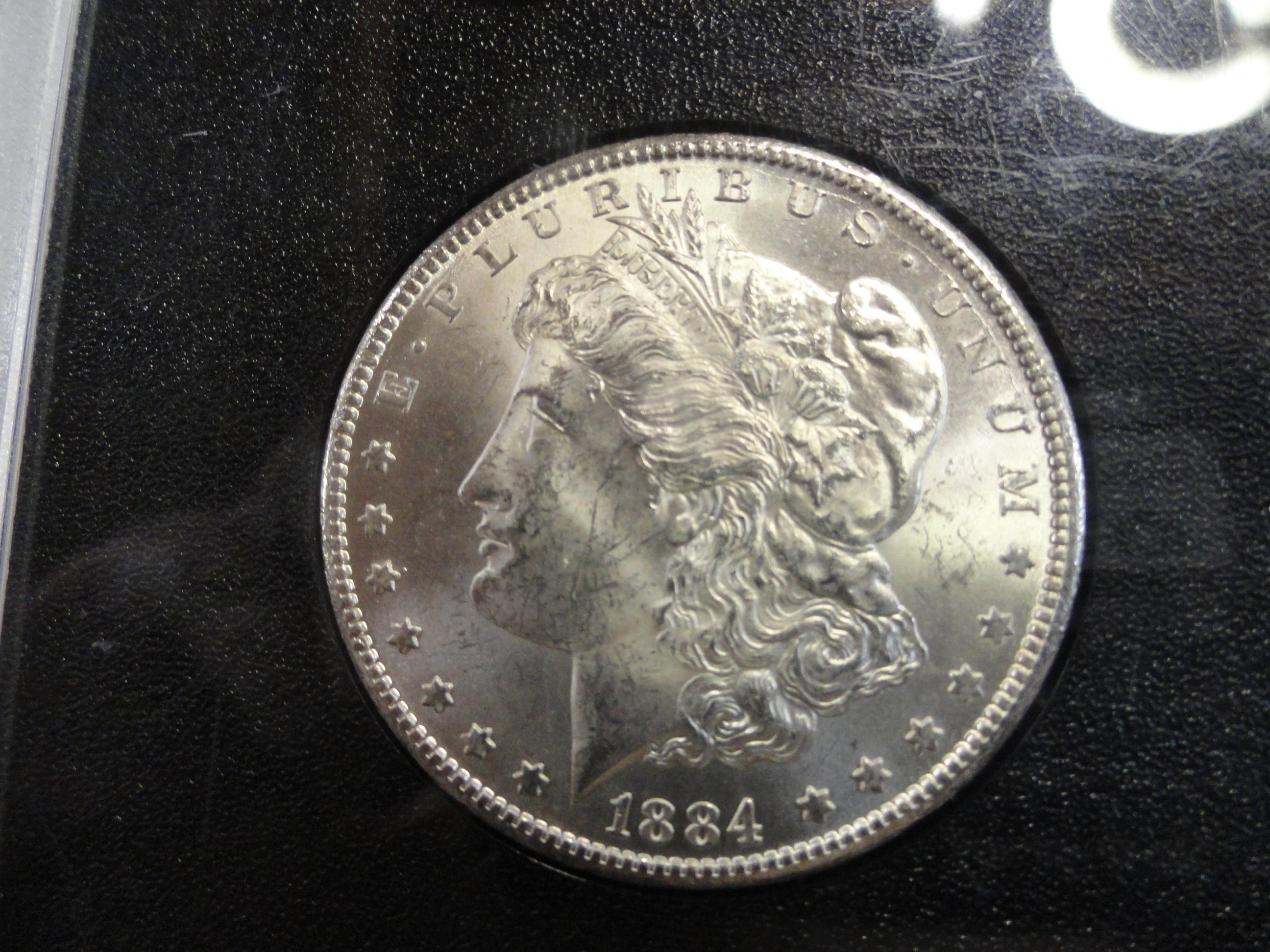 GSA 1884-CC UNCIRCULATED SILVER MORGAN DOLLAR