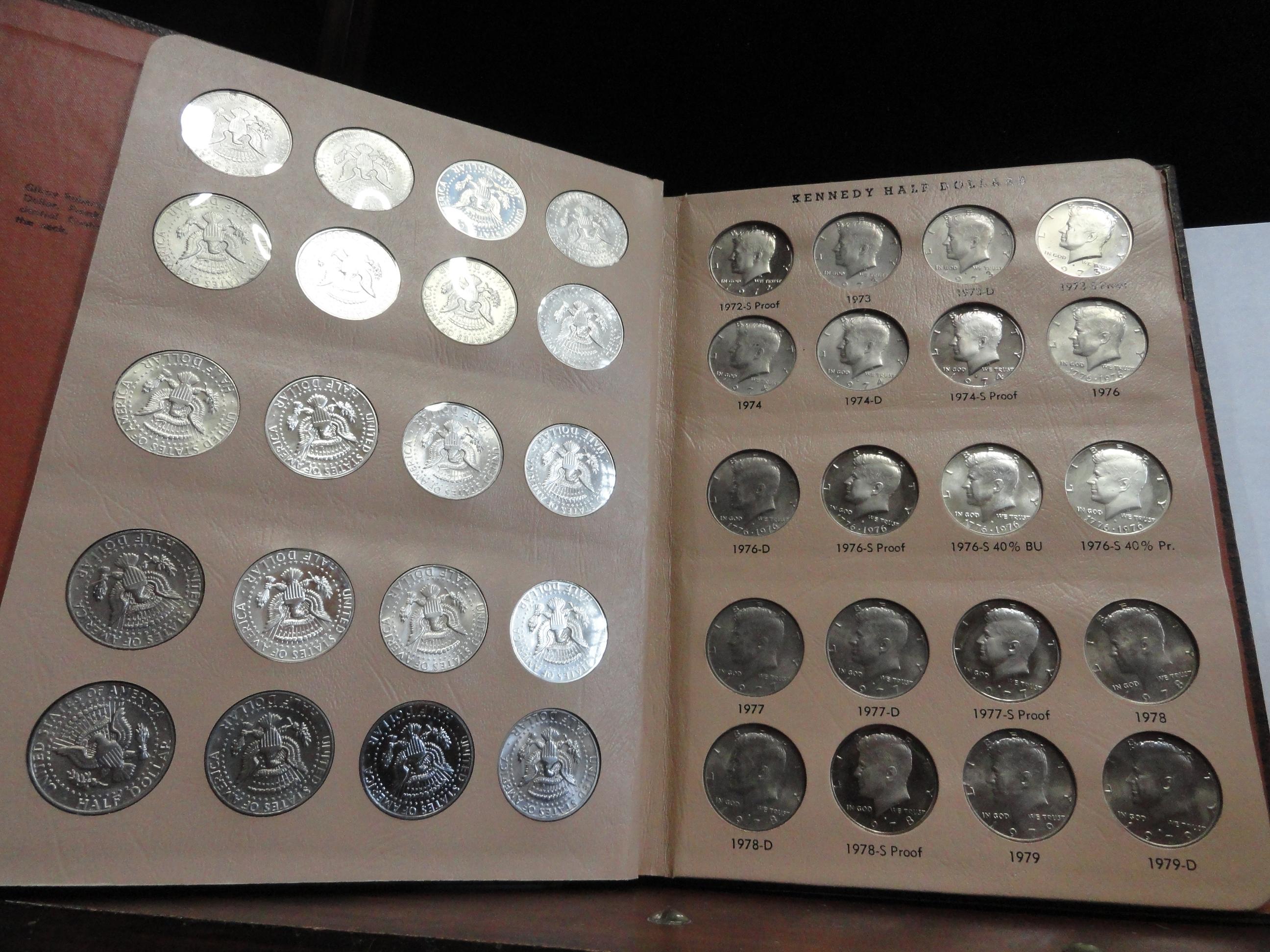 DANSCO ALBUM KENNEDY HALF DOLLARS