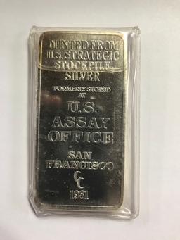 TEN TROY OUNCE .999 FINE SILVER BAR