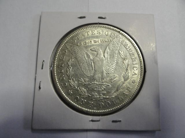 1878-CC AU+ MORGAN SILVER DOLLAR