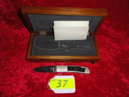 GERBER ROBERT LOVELESS DESIGN FOLDING KNIFE IN PRESENTATION CASE