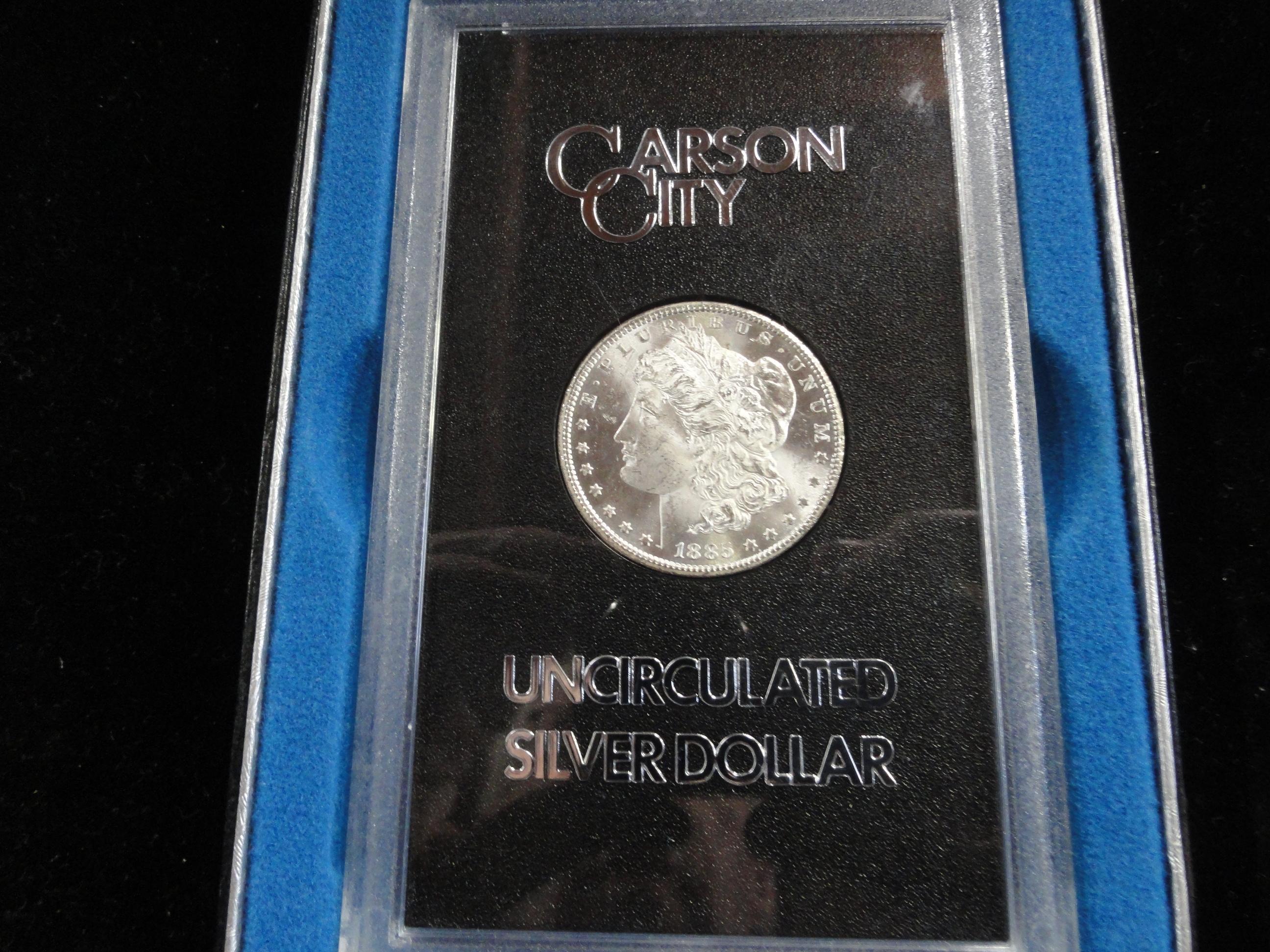 GSA 1885-CC UNCIRCULATED MORGAN SILVER DOLLAR