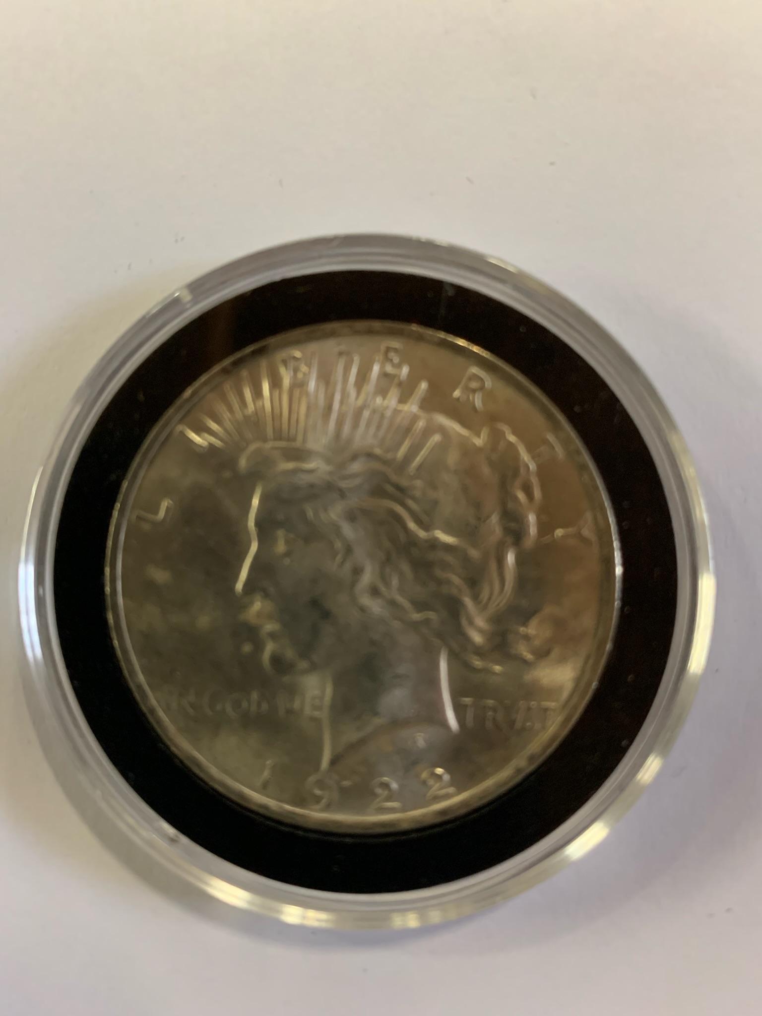 BU 1922 PEACE SILVER DOLLAR