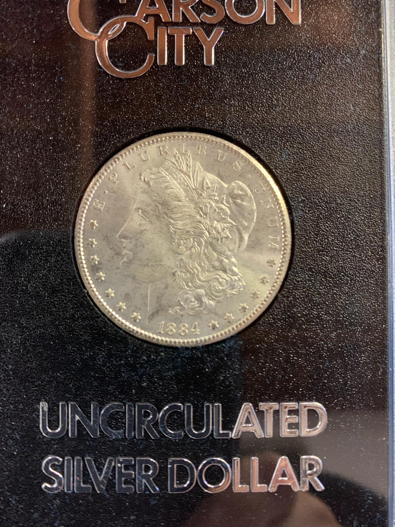 GSA 1884-CC UNCIRCULATED MORGAN SILVER DOLLAR