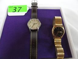 (2) MEN'S WATCHES: