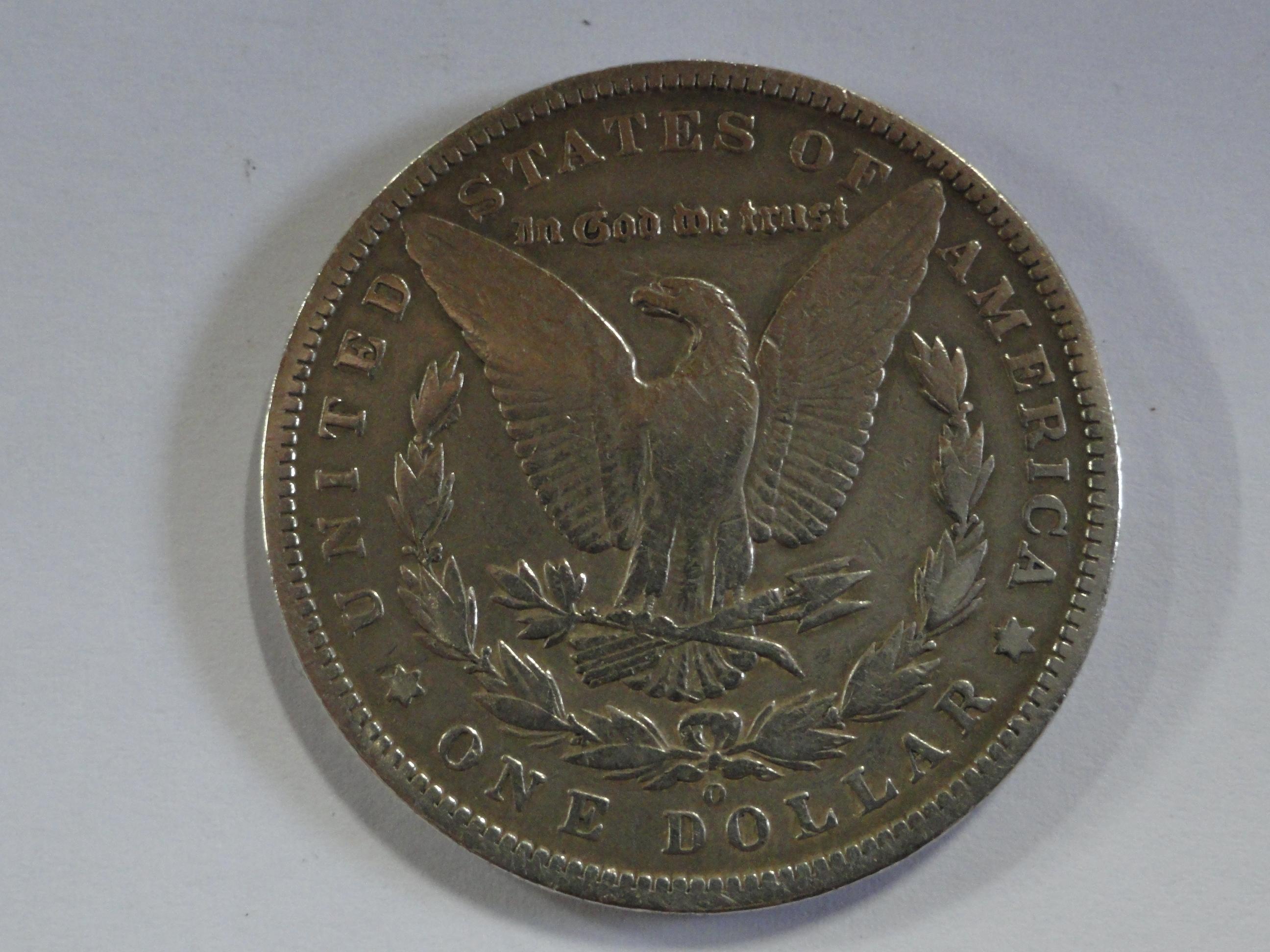 AG 1895-O MORGAN SILVER DOLLAR