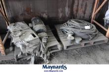 (2) pallets of motor and wire