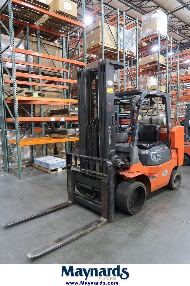 2007 Toyota 7FGCU45-BCS 8,850 Lb. Capacity LP Type Fork Lift