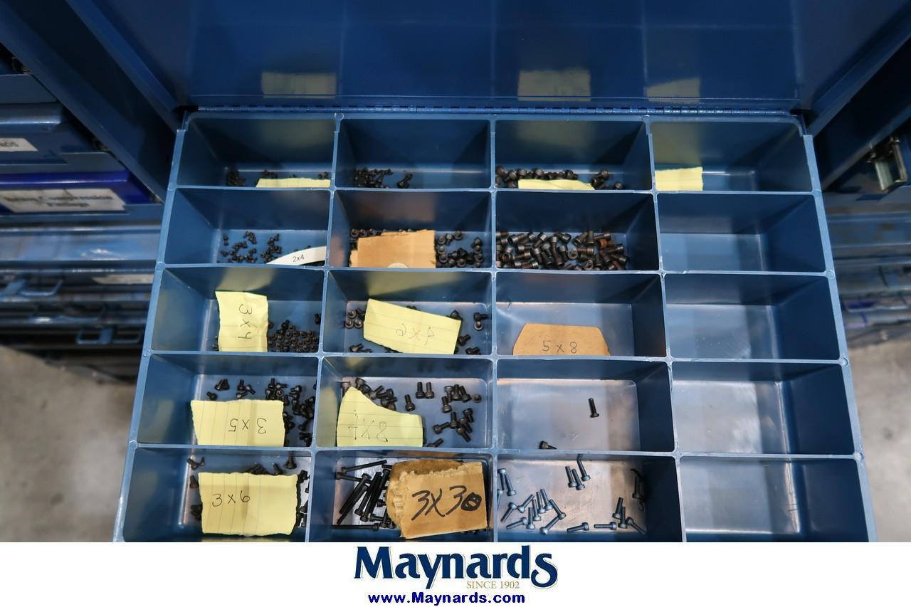 (7) Small Parts Slide Drawer Organizers