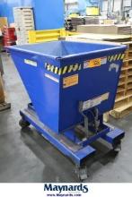 Vestil D-50-HD Self-Dumping Hopper on Castors