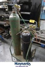 2-Wheel Torch Cart with Torch, Hose, & Regulators