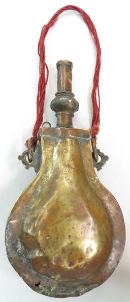 A MOROCCAN POWDER FLASK