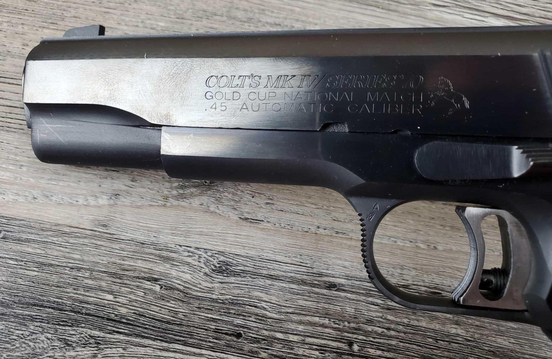 COLT MODEL GOLD CUP