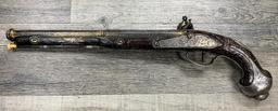 VERSAILLES MARKED ORNATE FLINTLOCK PISTOL