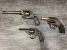 OUT OF STATE ONLY LOT OF THREE REVOLVER PARTS GUNS