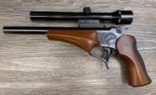 THOMPSON CENTER CONTENDER MODEL SINGLE-SHOT .357 REM. MAX. CAL. PISTOL W/SCOPE