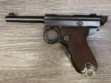 RARE JAPANESE TYPE B BABY NAMBU SEMI-AUTO PISTOL 7MM W/CLAM SHELL HOLSTER