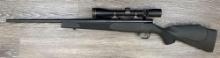 WEATHERBY VANGUARD COMPACT .243 WIN. BOLT-ACTION BLACK RIFLE WITH SCOPE