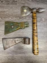 LOT OF (3) OLD TRADE HATCHETS / AXES